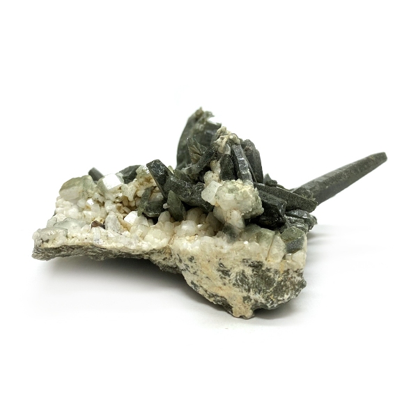 天然石  ガネーシュヒマール産 ヒマラヤ水晶 クラスター  クローライトINクォーツ  限定品 943の画像