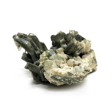 天然石  ガネーシュヒマール産 ヒマラヤ水晶 クラスター  クローライトINクォーツ  限定品 943の画像