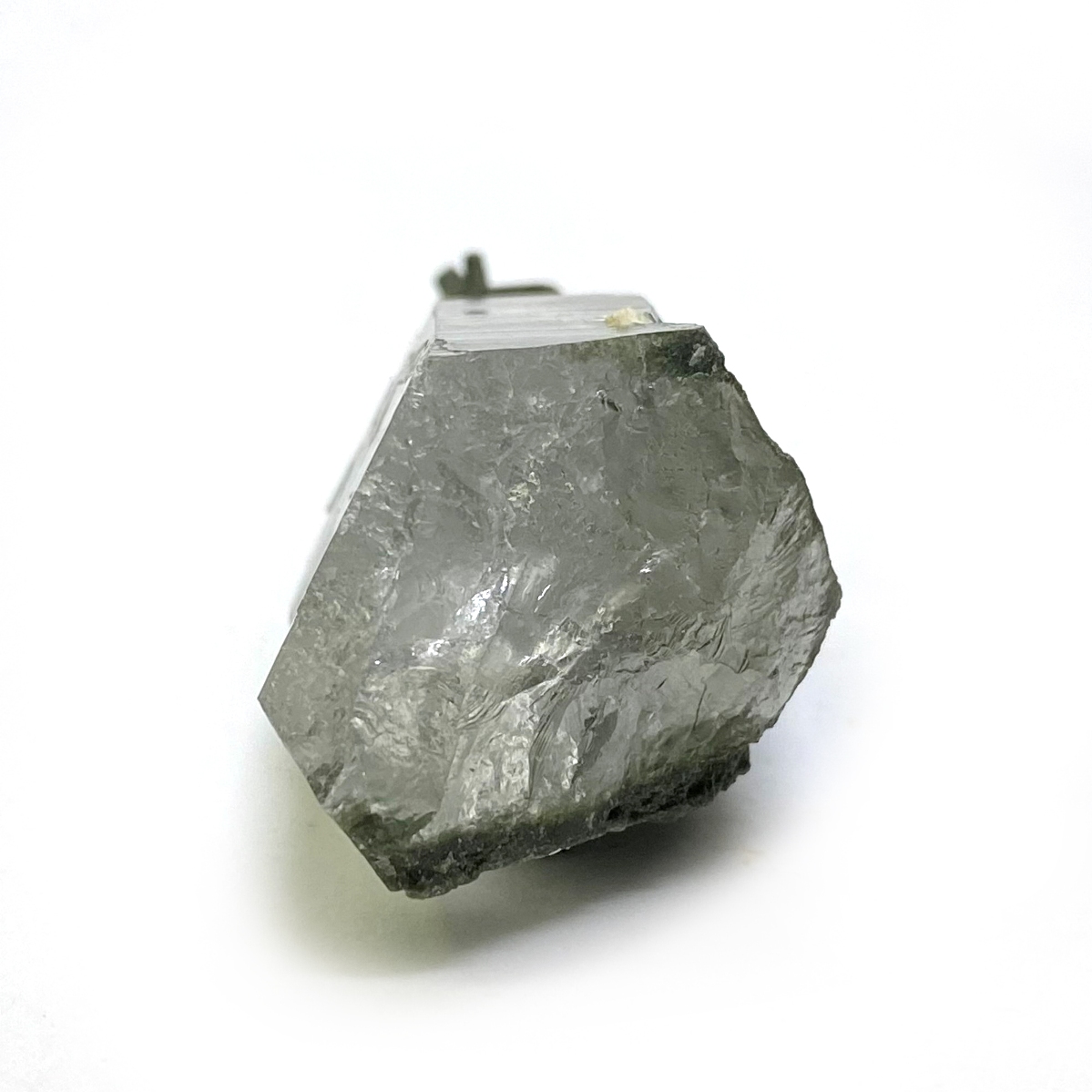 天然石  ガネーシュヒマール産 ヒマラヤ水晶 ポイント（クラスター）クローライトINクォーツ  限定品 944の画像