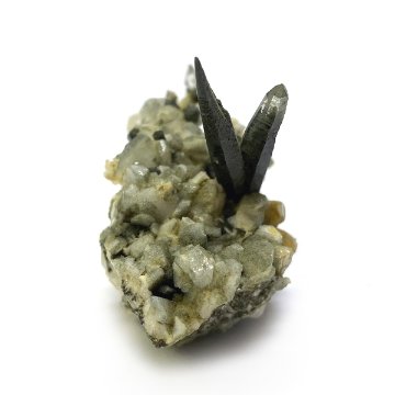 天然石  ガネーシュヒマール産 ヒマラヤ水晶 クラスター クローライトINクォーツ  限定品 946画像