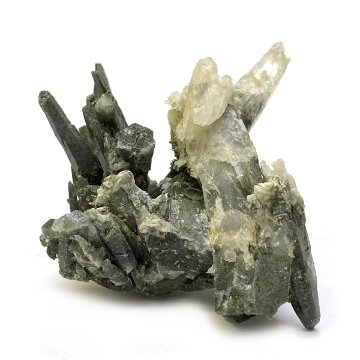 天然石  ガネーシュヒマール産 ヒマラヤ水晶 クラスター  クローライトINクォーツ  限定品 953画像