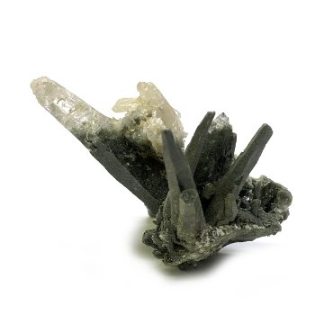 天然石  ガネーシュヒマール産 ヒマラヤ水晶 クラスター  クローライトINクォーツ  限定品 953画像