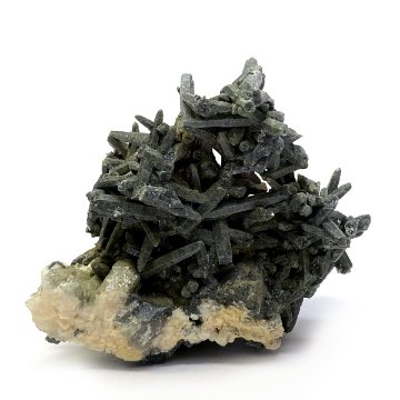 天然石  ガネーシュヒマール産 ヒマラヤ水晶 クラスター  クローライトINクォーツ  限定品 956の画像