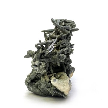 天然石  ガネーシュヒマール産 ヒマラヤ水晶 クラスター  クローライトINクォーツ  限定品 956の画像