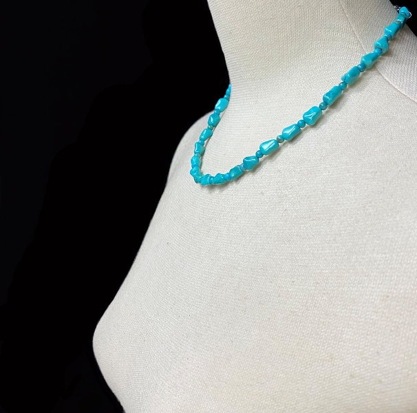 天然石 ターコイズ トルコ石 ネックレス（213）の画像
