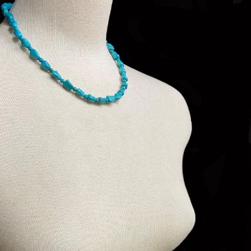天然石 ターコイズ トルコ石 ネックレス（213）の画像