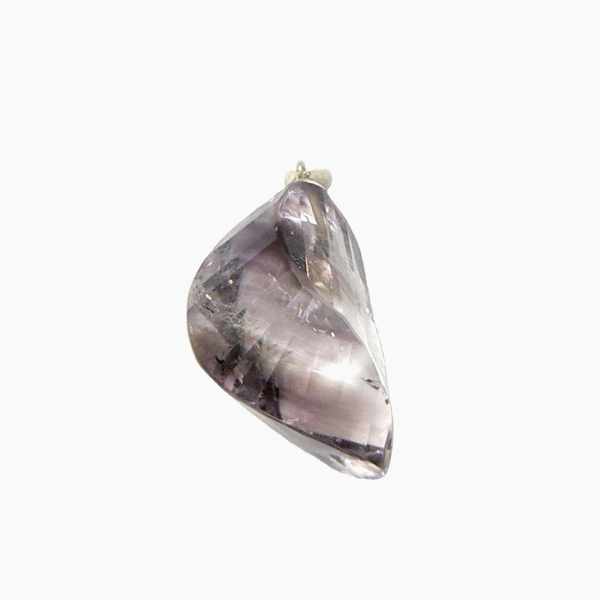 天然石 バイカラーアメジスト ペンダント ネックレス　(706)　シルバー磨き用布付　の画像