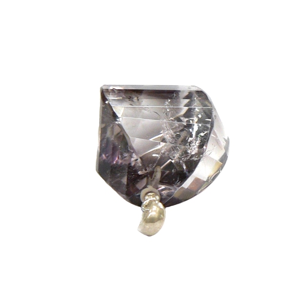 天然石 バイカラーアメジスト ペンダント ネックレス　(706)　シルバー磨き用布付　の画像