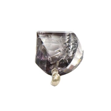 天然石 バイカラーアメジスト ペンダント ネックレス　(706)　シルバー磨き用布付　の画像