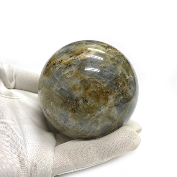 天然石 ラブラドライト 丸玉（2002）7.5cm | kiraworld (キラワールド)