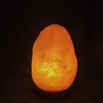 ヒマラヤ岩塩ランプ　洗浄済（101）ピンク岩塩ランプ　ソルトランプ  (限定1)の画像