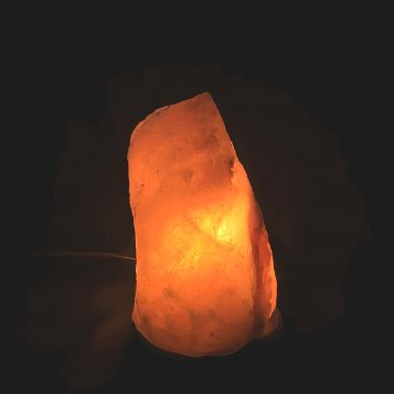 ヒマラヤ岩塩ランプ　洗浄済（104）ピンク岩塩ランプ　ソルトランプ  (限定1)の画像