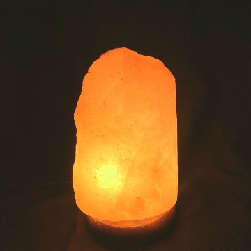 ヒマラヤ岩塩ランプ　洗浄済（106）ピンク岩塩ランプ　ソルトランプ  (限定1)の画像
