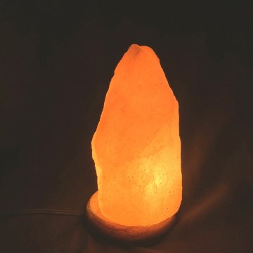 ヒマラヤ岩塩ランプ　洗浄済（106）ピンク岩塩ランプ　ソルトランプ  (限定1)の画像