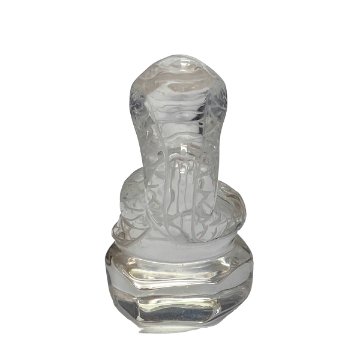 天然石 手彫り水晶 幸運の蛇（2301）お任せ品1個 【限定品】 画像