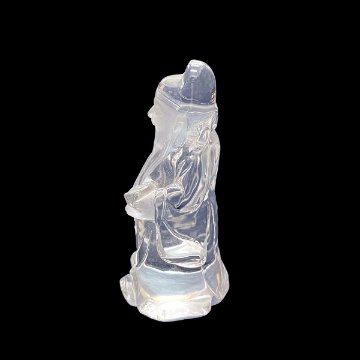 天然水晶 福禄寿 彫刻３体セット　風水アイテム 縁起物画像