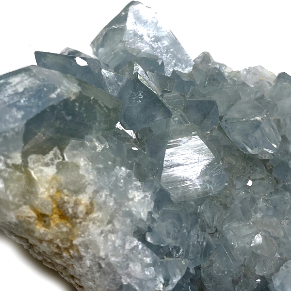 おまけ付き☆天然石 セレスタイト 天青石 原石 クラスター (292) 鉱物 鉱石 標本 置物 の画像