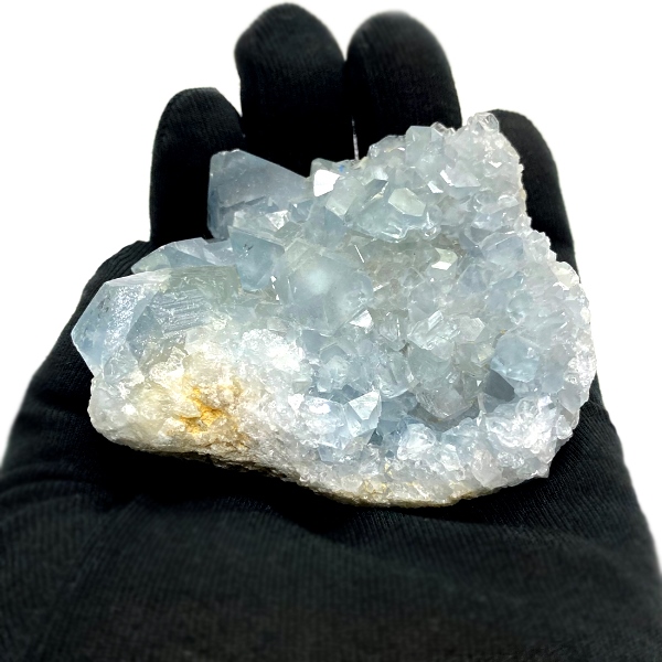 おまけ付き☆天然石 セレスタイト 天青石 原石 クラスター (292) 鉱物 鉱石 標本 置物 の画像