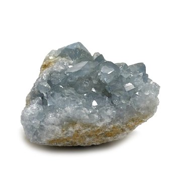 おまけ付き☆天然石 セレスタイト 天青石 原石 クラスター (292) 鉱物 鉱石 標本 置物 の画像