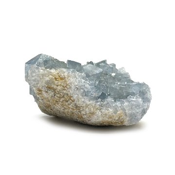 おまけ付き☆天然石 セレスタイト 天青石 原石 クラスター (292) 鉱物 鉱石 標本 置物 の画像