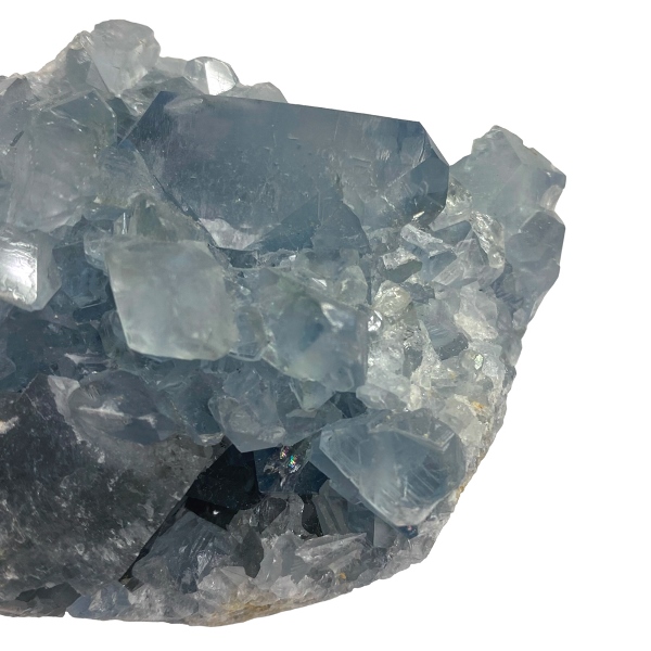 おまけ付き☆天然石 セレスタイト 天青石 原石 クラスター (294) 鉱物 鉱石 標本 置物 の画像