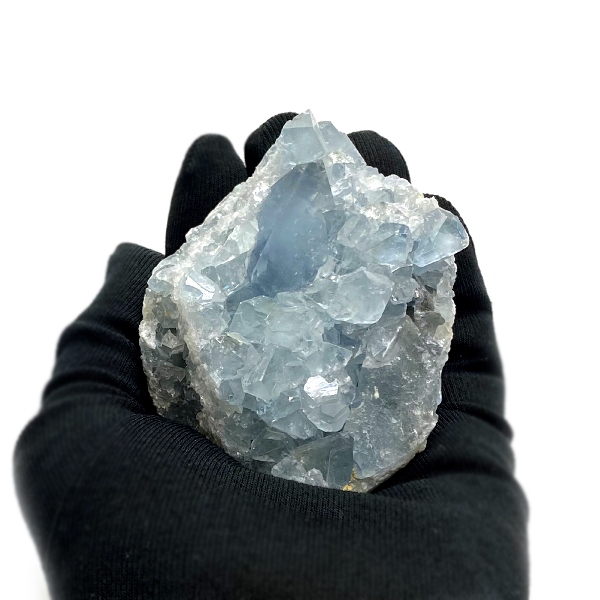 おまけ付き☆天然石 セレスタイト 天青石 原石 クラスター (294) 鉱物 鉱石 標本 置物 の画像