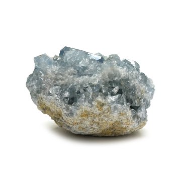 おまけ付き☆天然石 セレスタイト 天青石 原石 クラスター (294) 鉱物 鉱石 標本 置物 の画像