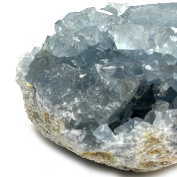 おまけ付き☆天然石 セレスタイト 天青石 原石 クラスター (294) 鉱物 鉱石 標本 置物 の画像