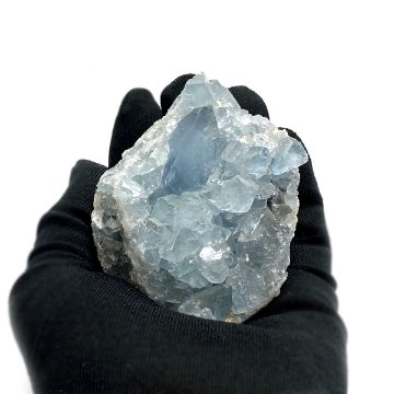 おまけ付き☆天然石 セレスタイト 天青石 原石 クラスター (294) 鉱物 鉱石 標本 置物 の画像