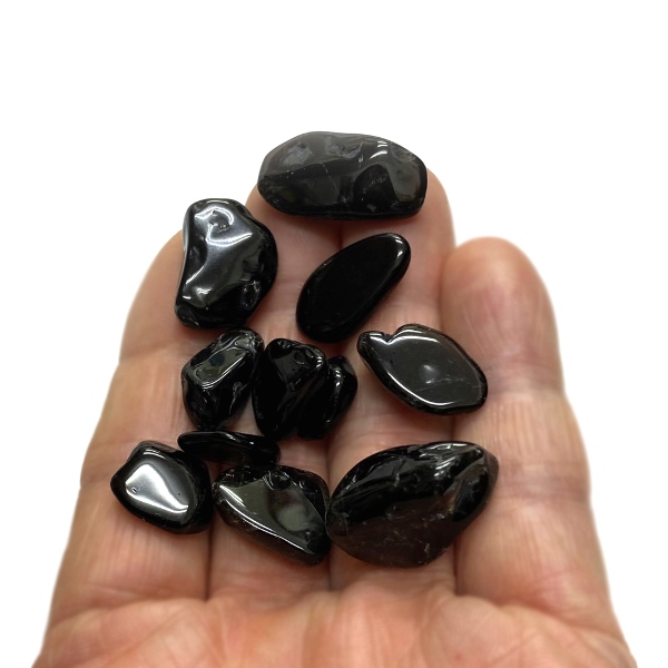 天然石 モリオン 黒水晶  さざれ石 100g（洗浄済）浄化皿セット  浄化用 【おまかせ品】画像