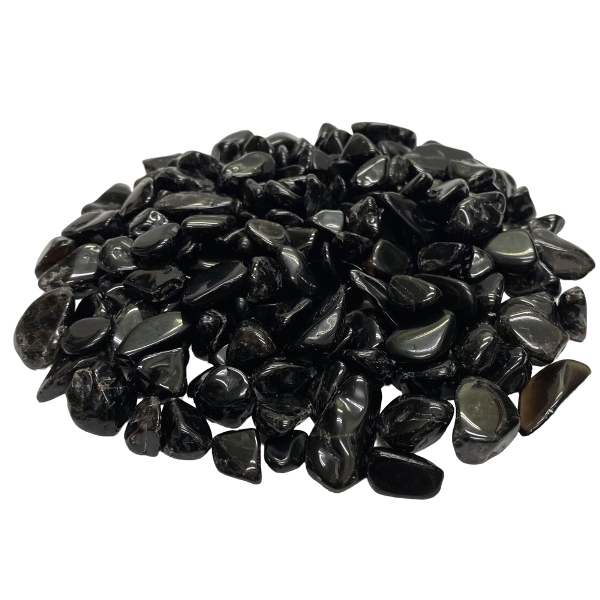 天然石 モリオン 黒水晶  さざれ石 200g（洗浄済）浄化用 【おまかせ品】の画像