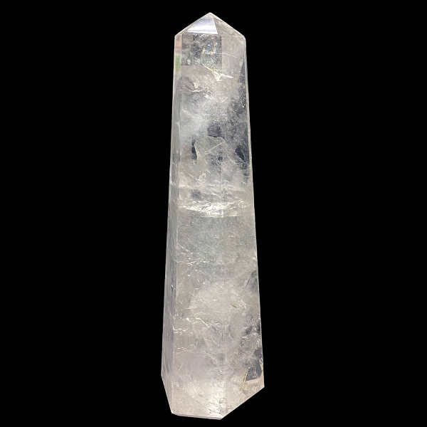 天然石 ヒマラヤ水晶 クリスタル レインボー入り 六角柱（2304）BIG