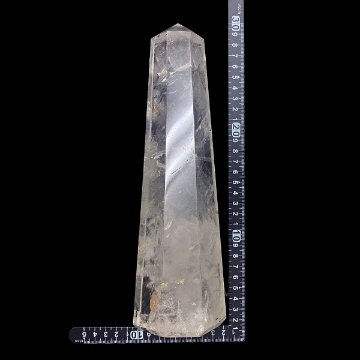 天然石 ヒマラヤ水晶 クリスタル レインボー入り 六角柱（2304）BIG ...