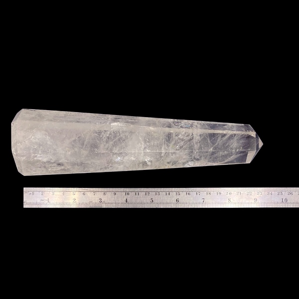 天然石  ヒマラヤ水晶　クリスタル レインボー入り 六角柱（2305）BIGサイズ ポイント画像
