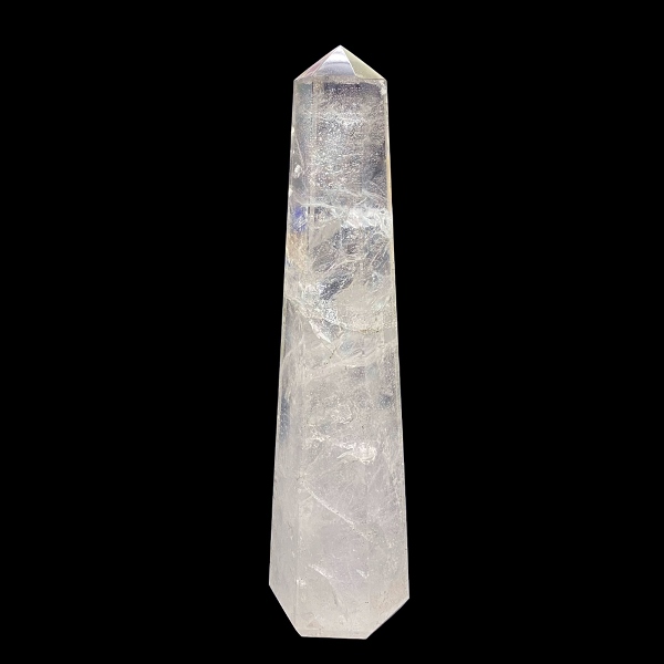 天然石 ヒマラヤ水晶 クリスタル レインボー入り 六角柱（2305）BIG