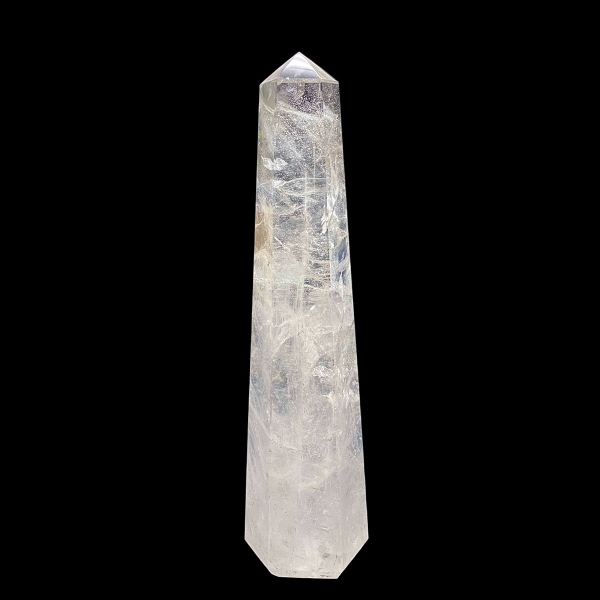 天然石  ヒマラヤ水晶　クリスタル レインボー入り 六角柱（2305）BIGサイズ ポイント画像