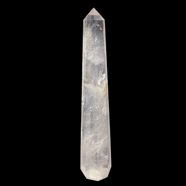 天然石 ヒマラヤ水晶 クリスタル レインボー入り 八角柱（2306）BIG 