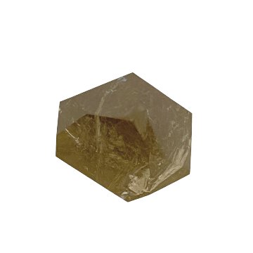 天然石 レインボー入り ルチルクォーツ ポイント 金針水晶六角柱 (2401)画像