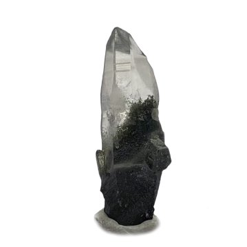 天然石  ガネーシュヒマール産  ヒマラヤ水晶 クラスター  クローライトINクォーツ（963）ケース付き画像