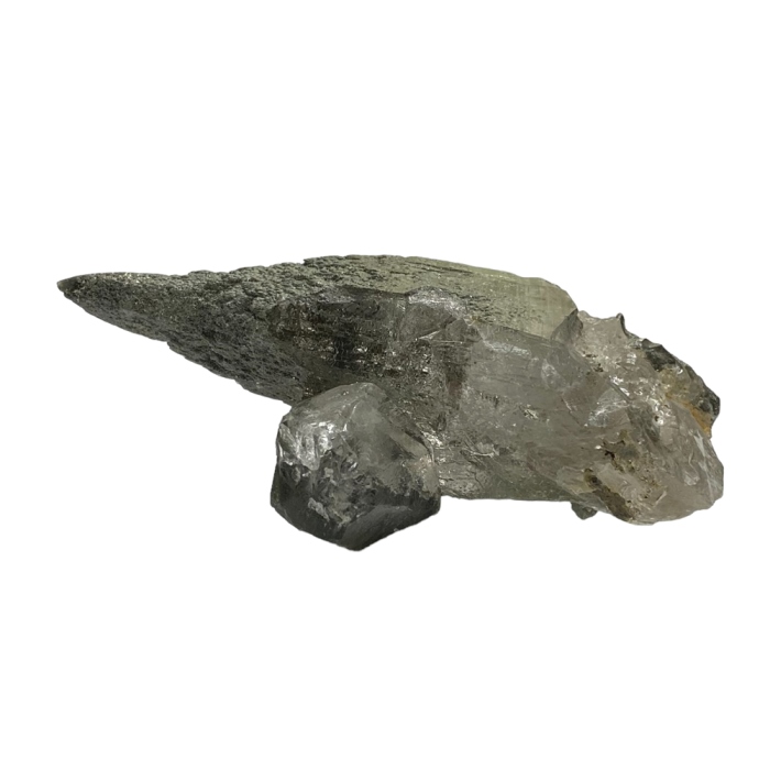 天然石 ガネーシュヒマール産 ヒマラヤ水晶 クラスター クローライトINクォーツ（2468） | kiraworld (キラワールド)