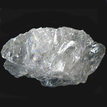 天然石 レインボー水晶 (虹入り) クリスタル 原石 塊り（2504） の画像