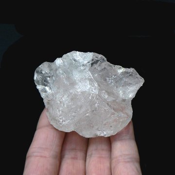 天然石 レインボー水晶 (虹入り) クリスタル 原石 塊り（2504） の画像