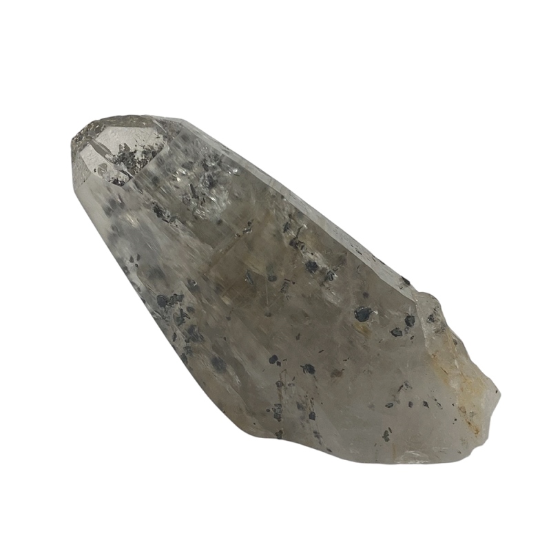 天然石  ガネーシュヒマール産  ヒマラヤ水晶 クラスター  クローライトINクォーツ（2550）の画像