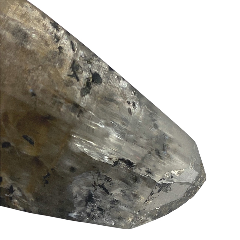 天然石  ガネーシュヒマール産  ヒマラヤ水晶 クラスター  クローライトINクォーツ（2550）の画像