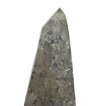 天然石  ガネーシュヒマール産  ヒマラヤ水晶 クラスター  クローライトINクォーツ（2550）の画像