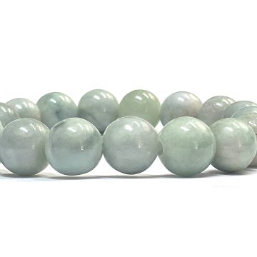 天然石 ミャンマー 翡翠 ブレスレット (17.5cm)　2553の画像