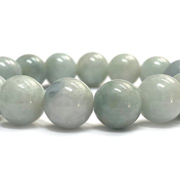 天然石 ミャンマー 翡翠 ブレスレット (17.5cm)　2554の画像