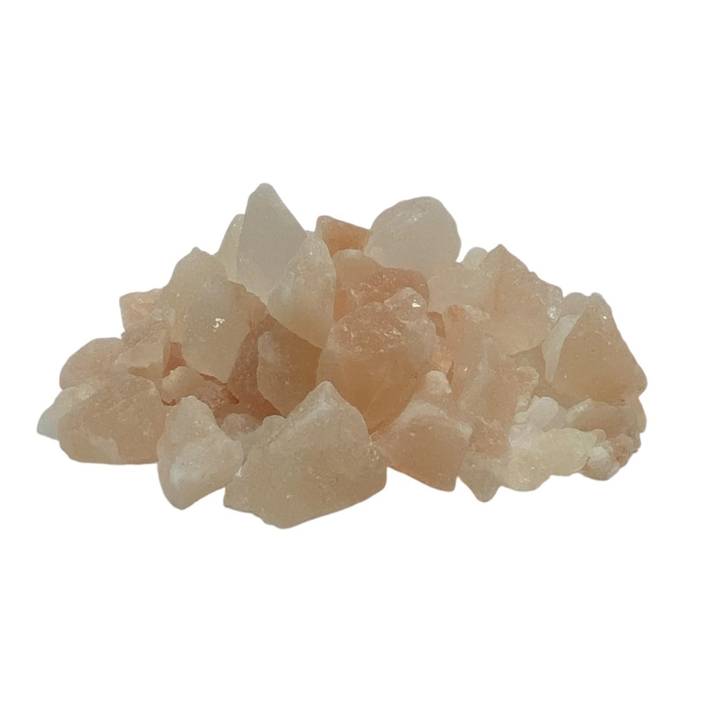 大特価！ヒマラヤ岩塩  ライトピンクソルト  ホワイトソルト 入浴用  バスソルト 塊・SサイズMIX (2kg)  限定品の画像