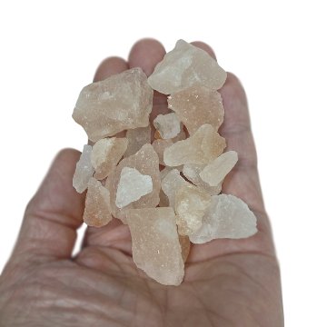 大特価！ヒマラヤ岩塩  ライトピンクソルト  ホワイトソルト 入浴用  バスソルト 塊・SサイズMIX (2kg)  限定品の画像