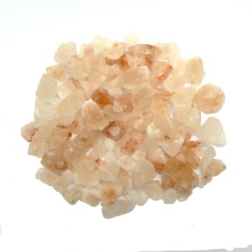 大特価！ヒマラヤ岩塩  ライトピンクソルト  ホワイトソルト 入浴用  バスソルト 塊・SサイズMIX (2kg)  限定品の画像